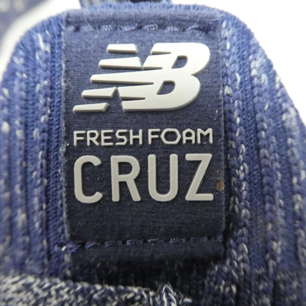 NB New Balance Fresh Foam Cruz V2 Blue Knit Trainers Sneakers